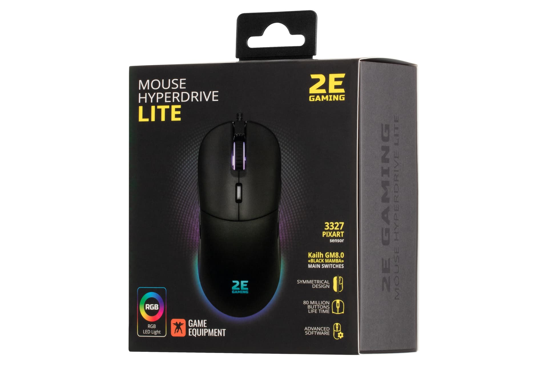 Mouse 2E GAMING HyperDrive Lite RGB Black