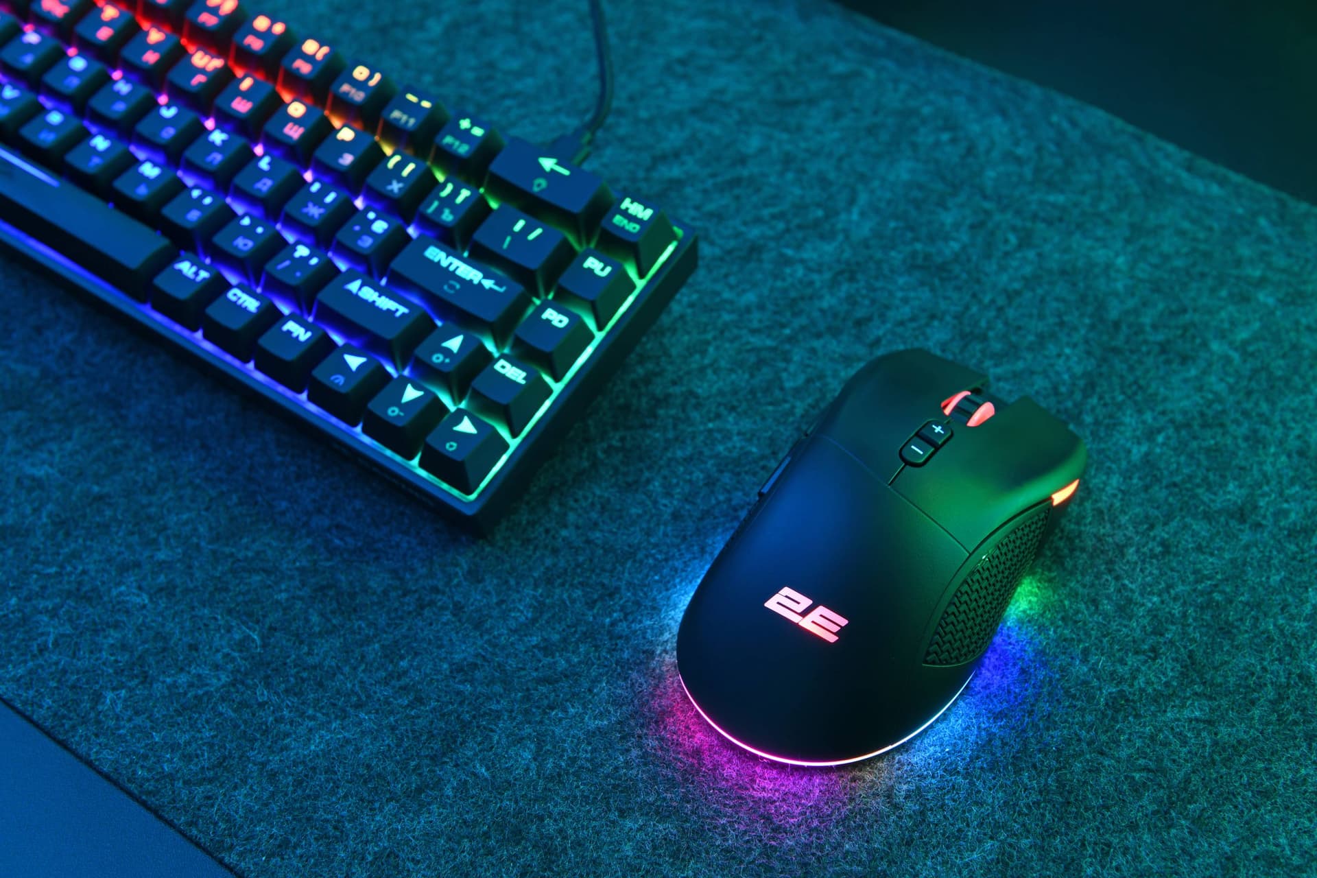 Mouse 2E GAMING MG350 WL RGB USB Black