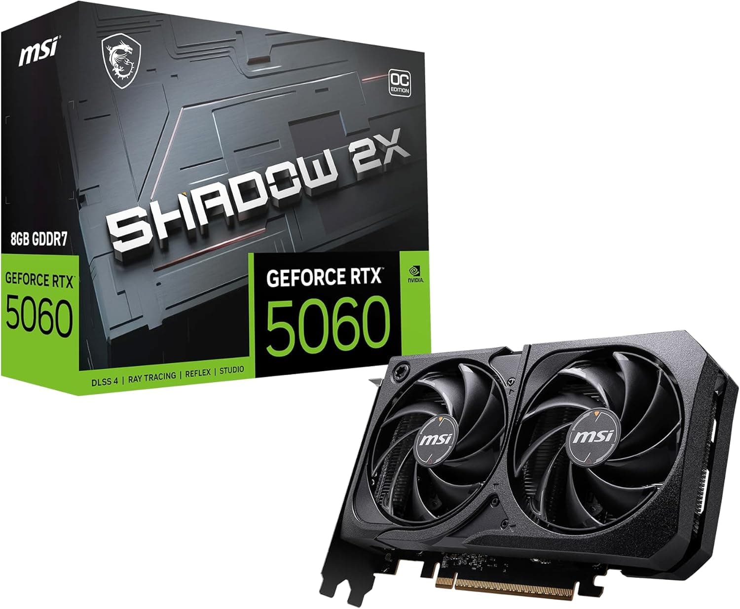 Videokarta MSI RTX 5060 8 GB / 128 BIT Shadow 2x