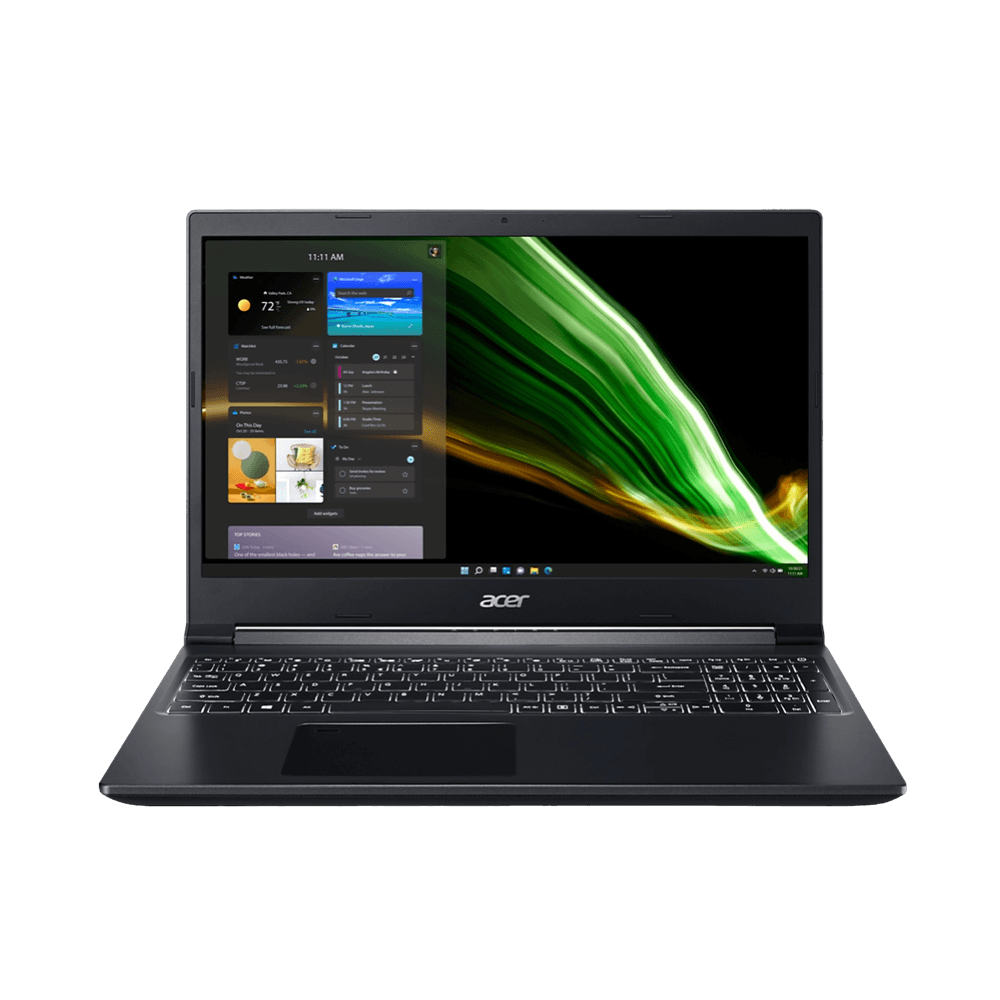 Noutbuk Acer A7 Ryzen 5 5500 U/ 8/ 512/ GTX 1650/ 15.6" FHD IPS/ Finger/ Backlit Black