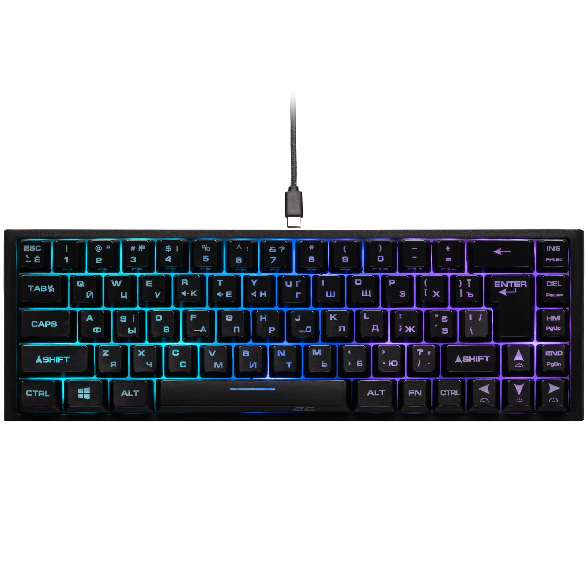 Klaviatura 2E GAMING KG 350 USB Black